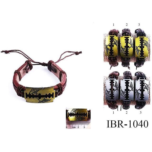 Cutout Faux Leather Bracelets - Assorted image