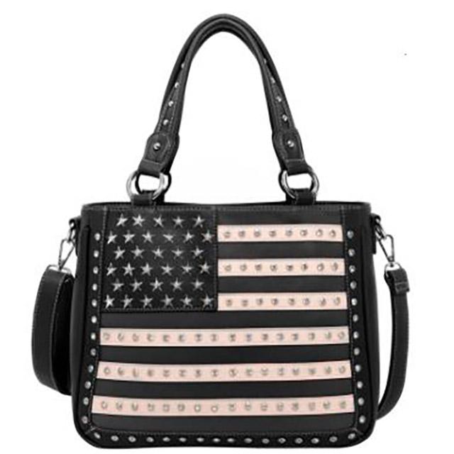 Montana West American Pride Concealed Carry Tote/Crossbody - Black image
