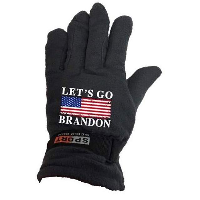 "Let's Go Brandon" Winter Fleece Gloves image