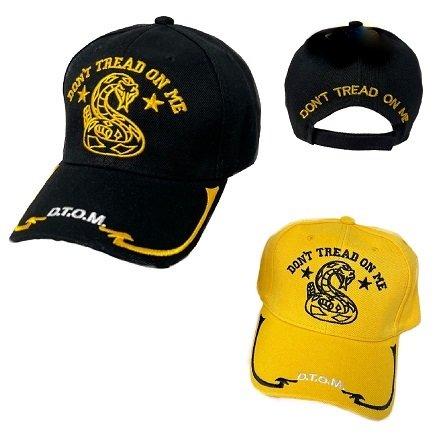 Don't Tread On Me Hat With D.T.O.M. On Bill
