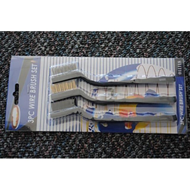 3 Pcs Black Mini Wire Brush Sets image