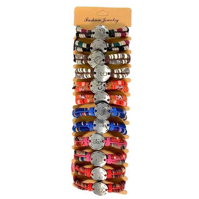 Zodiac Faux Leather Bracelets - Assorted image