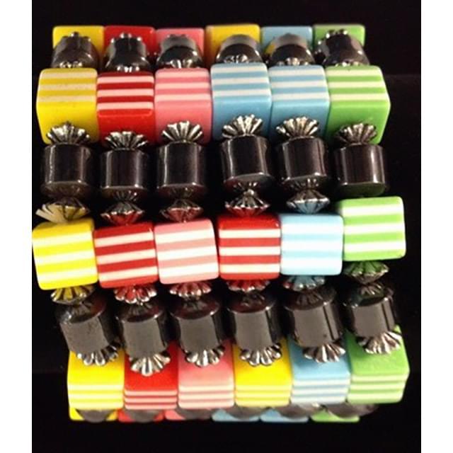 Wholesale Magnetic Hematite Bracelet with square Beads image
