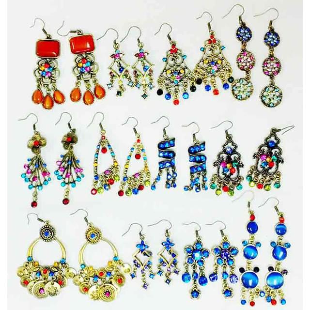 Vintage Gemstone Earrings - Assorted image