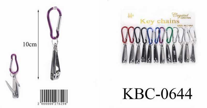 Assorted Color Nail Clipper Keychains image