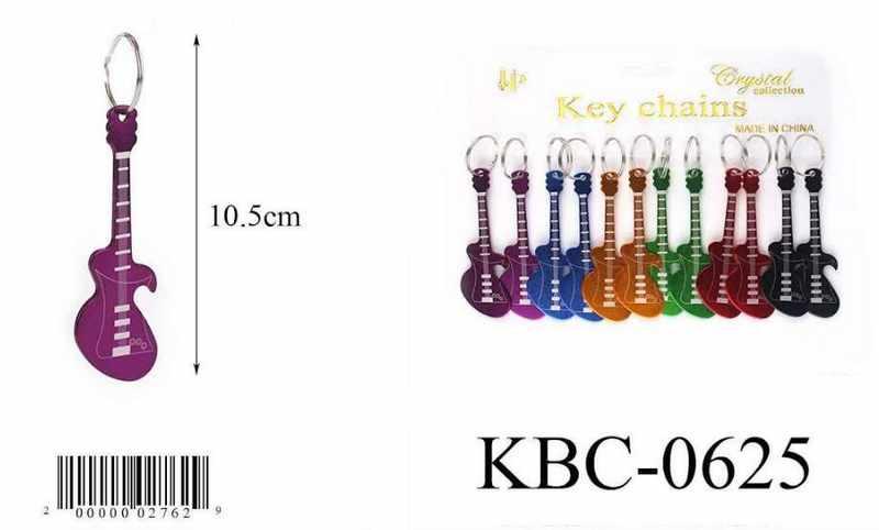 Guitar-Shaped Keychains image