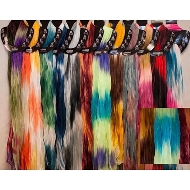 Lightweight Colorful Tie Dye Scarves - Assorted image