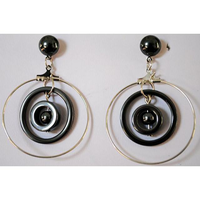 Wholesale Fashion style Magnetic Earring - Dangling Circles image