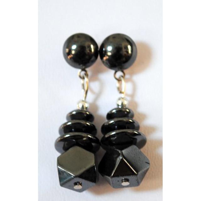 Wholesale Fashion Style Magnetic Earring - Hexgon Stacks image