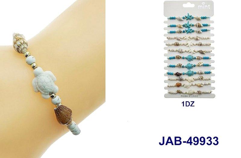 Turtle & Seashell Fashion Bracelets - Assorted image