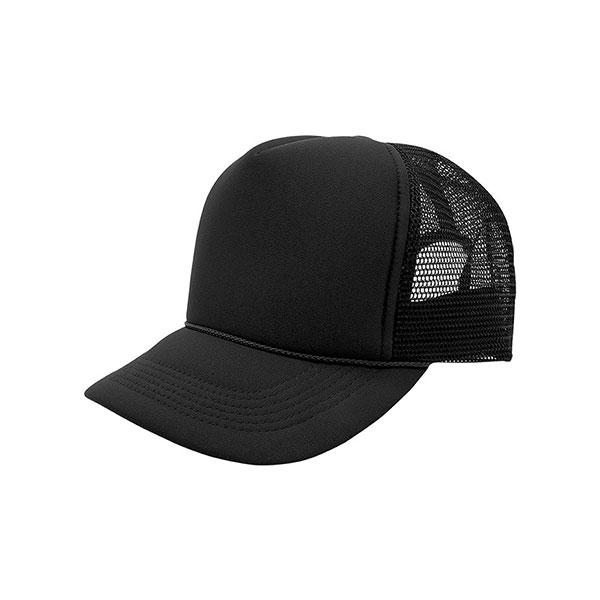 Mesh Summer Trucker Hats - Black image
