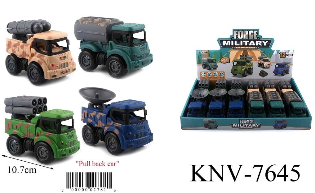 Pull-Back Military Trucks image