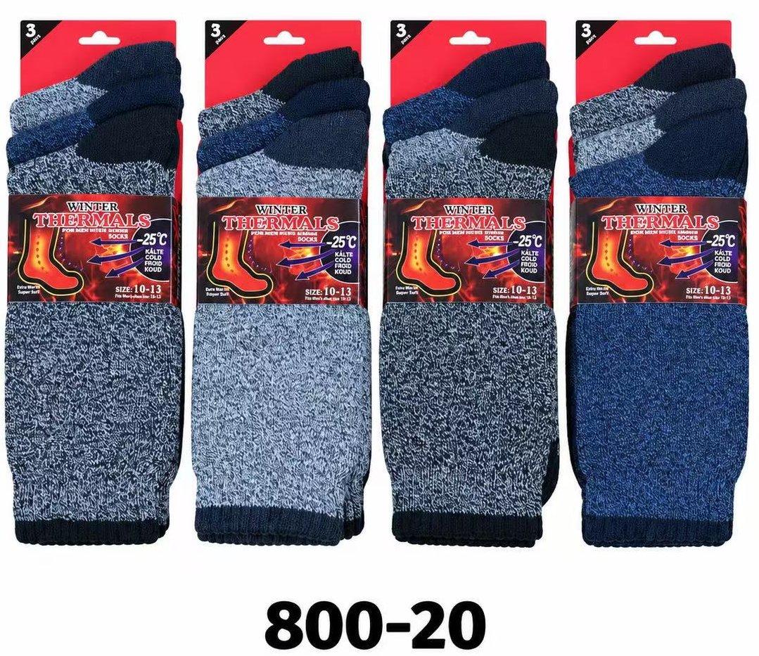 Men's Winter Thermal Socks - Sizes 10-13 image