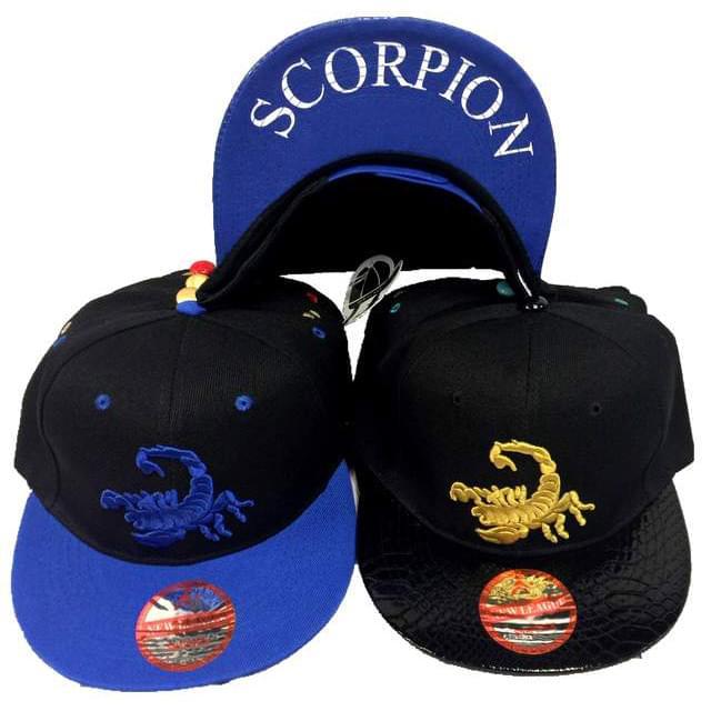 Scorpion Flat Bill Snapback Hats image
