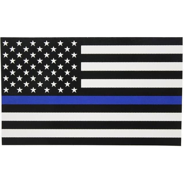 Thin Blue Line USA Flags - 3' x 5' image
