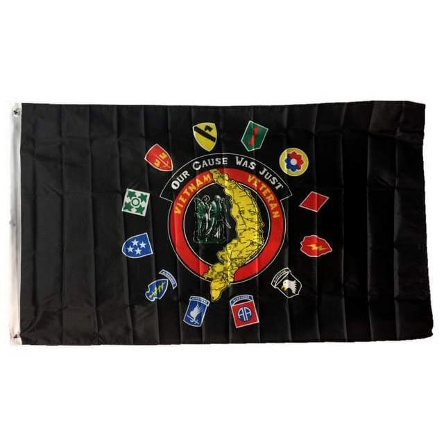 Vietnam Veteran "Our Cause Was Just" Flags - 3' x 5' image