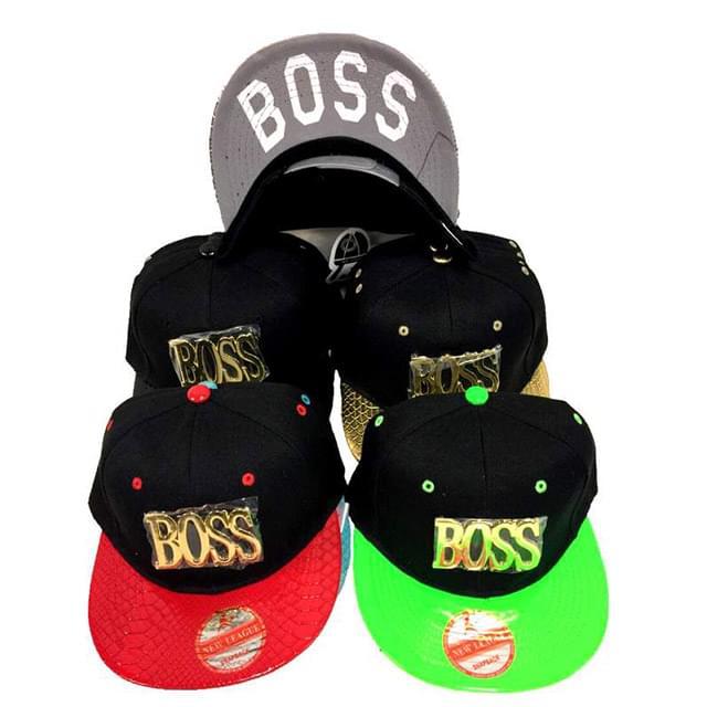 "Boss" Flat Bill Snapback Baseball Caps image