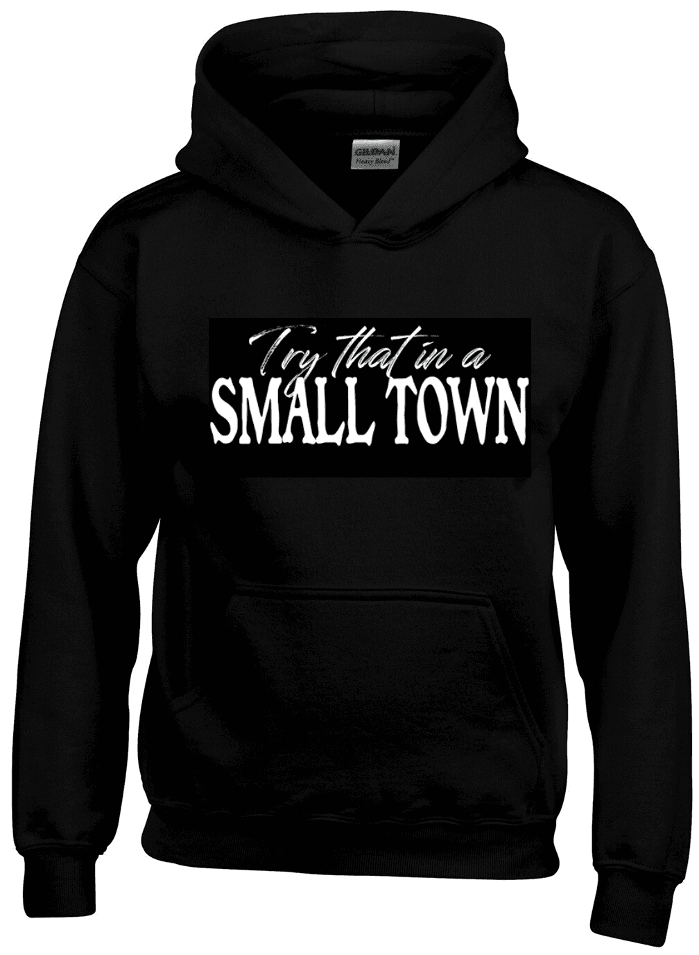 "Try That In A Small Town" Hoodies - Black XXXL image