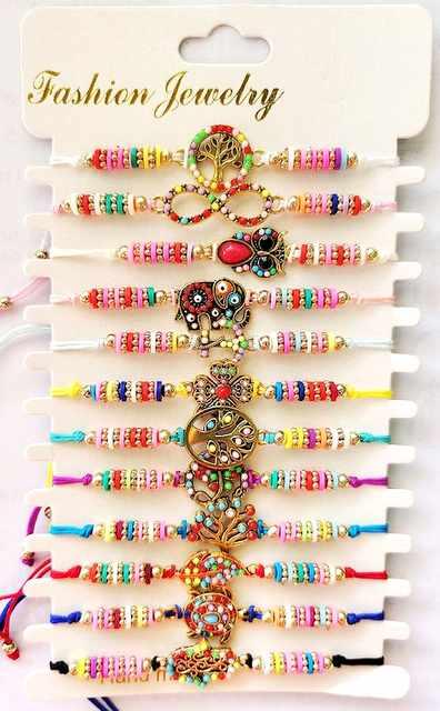 Colorful Beaded Fashion Bracelets - Assorted image