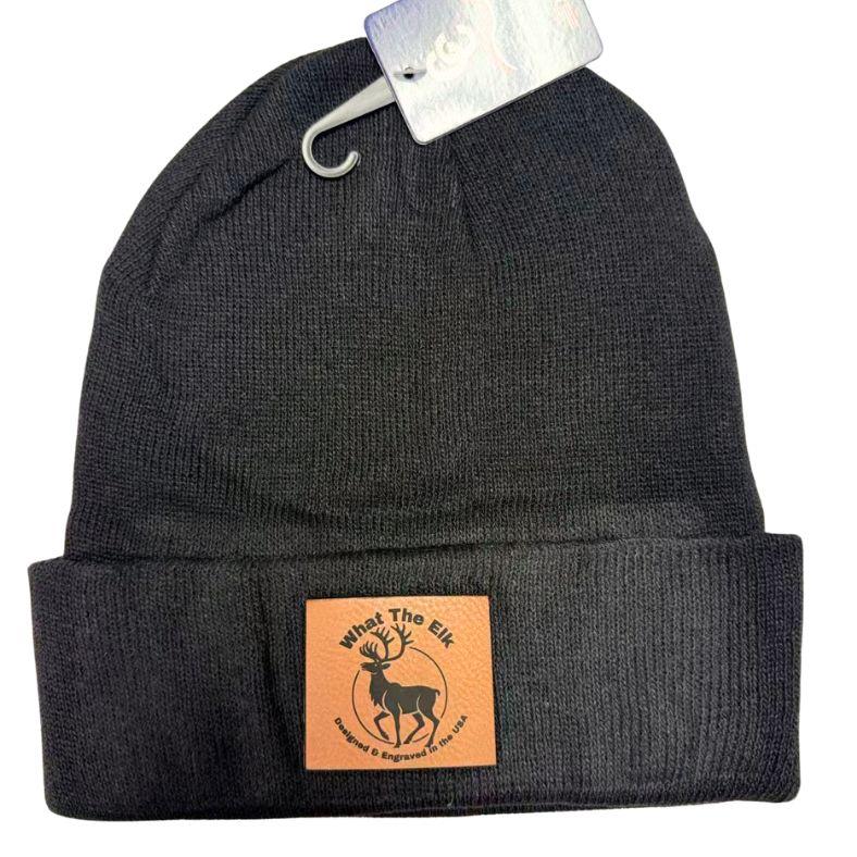 Wholesale Custom Laser Engrave Leatherette Patch Boonie What the Elk image