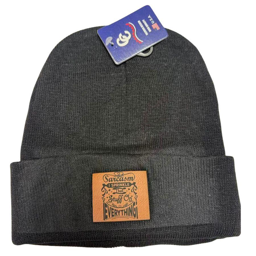 Wholesale Custom Laser Engrave Leatherette Patch Boonie I Sprinkle That Stuff On Everything image