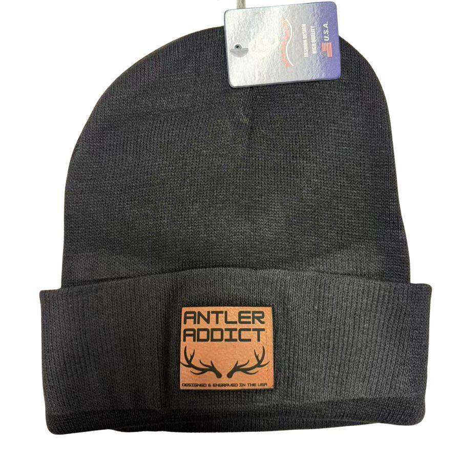 Wholesale Custom Laser Engrave Leatherette Patch Boonie Antler Addict image