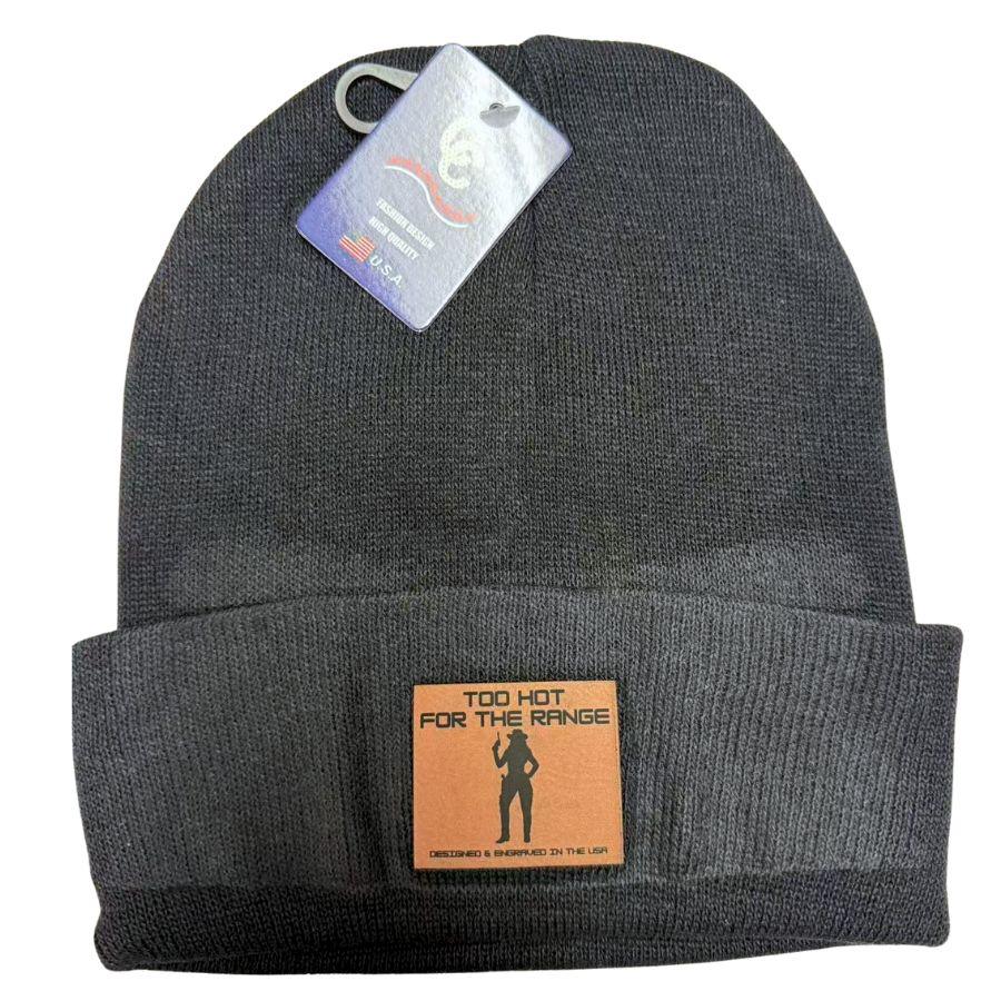 Wholesale Custom Laser Engrave Leatherette Patch Boonie Too Hot For The Range image