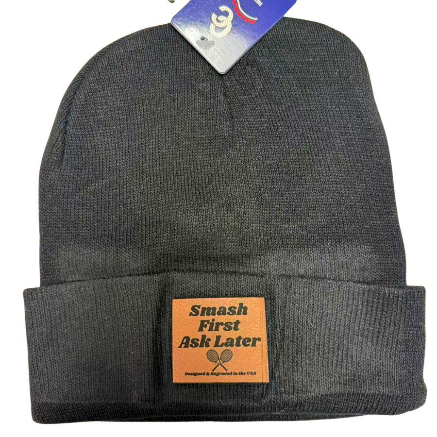 Wholesale Custom Laser Engrave Leatherette Patch Boonie Smash First Ask Later image