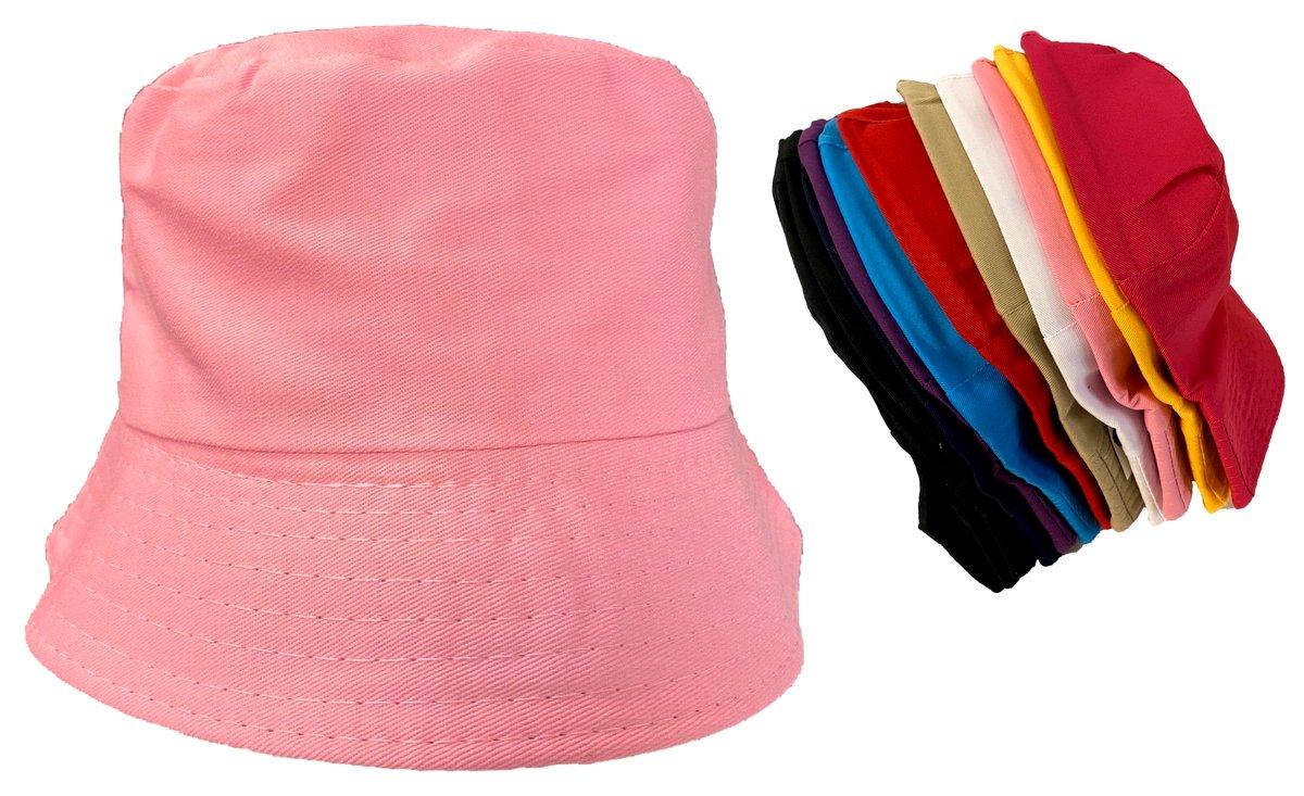 Solid Color Kids Bucket Hats image