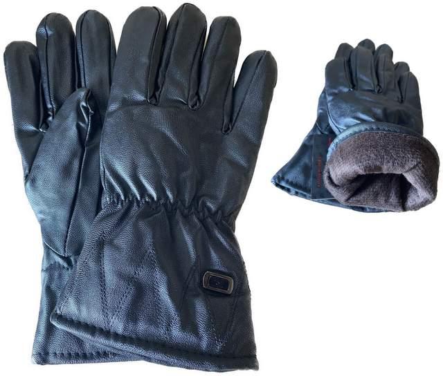 Men's Faux Leather Winter Gloves image