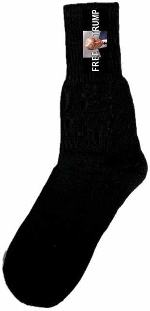 "Free Trump" Black Socks image