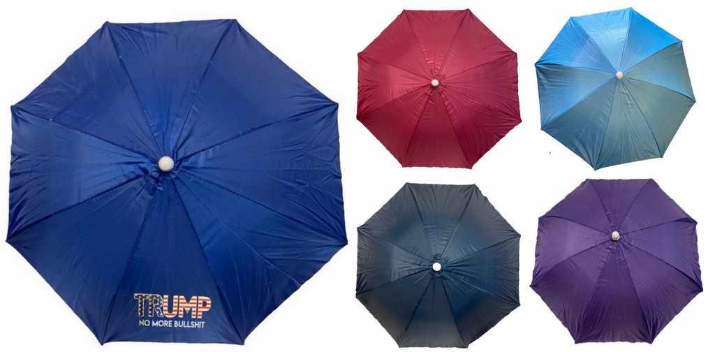 Trump "No More Bullshit" Solid Color Umbrella Hats image
