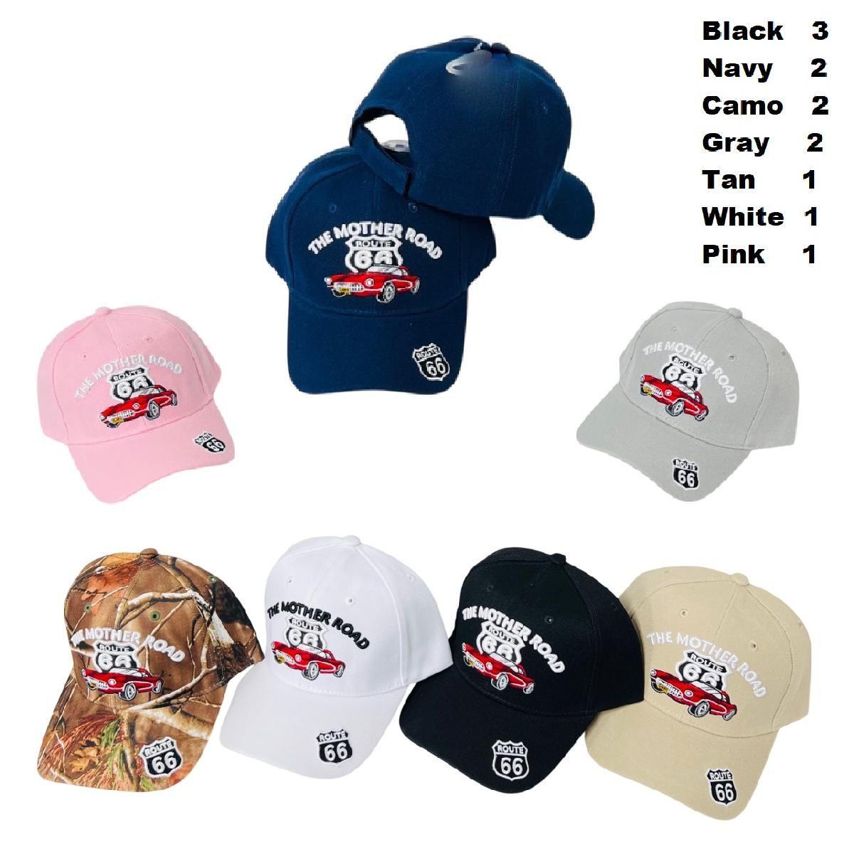 Route 66 The Mother Road Baseball Cap/Hat image