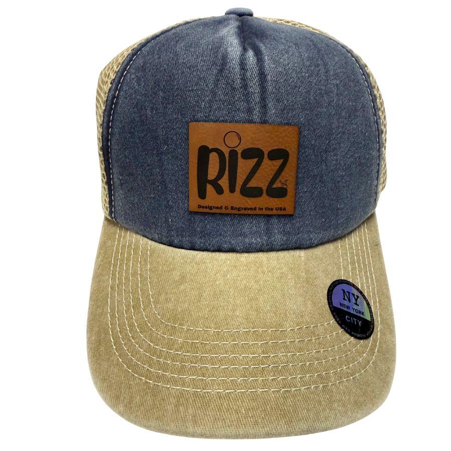 Wholesale Custom Laser Engrave Leatherette Patch Boonie Rizz image