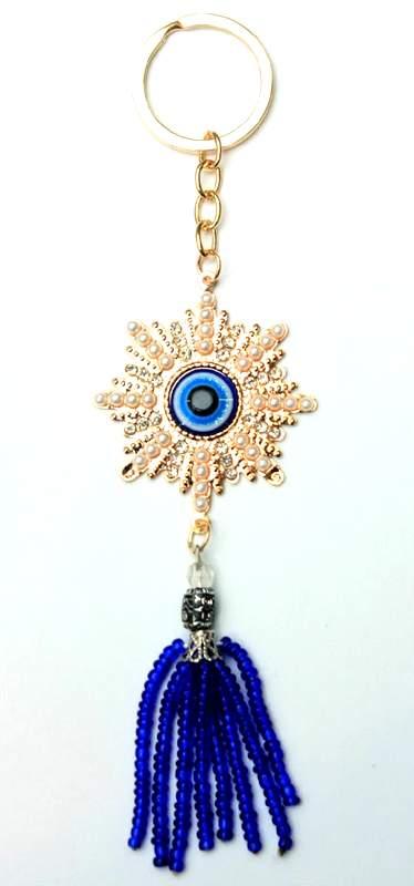 Gold Evil Eye Keychains image