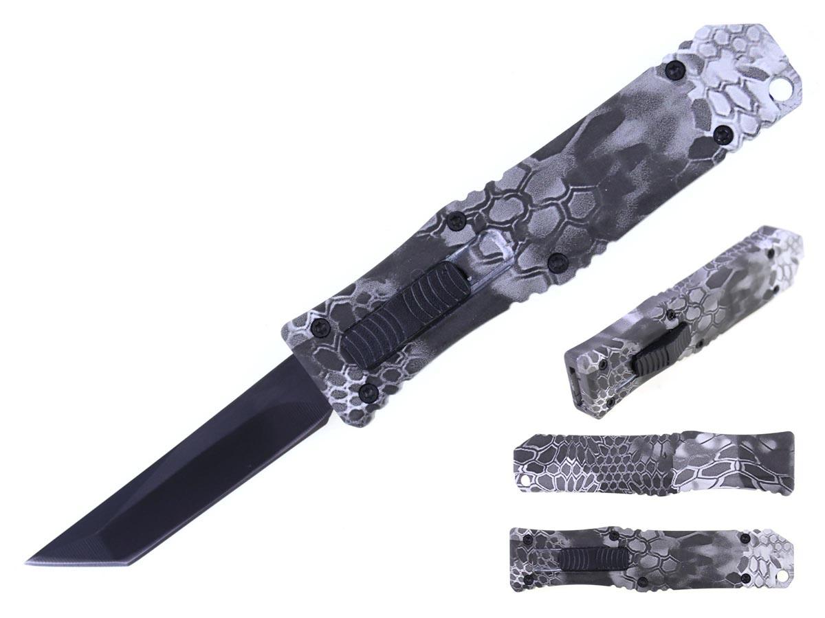 Camo 5.25" Anodized Aluminum Handle w/ 1 7/8" Black Blade