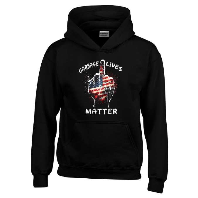 "Garbage Lives Matter" Hoodies - Black XXXL image