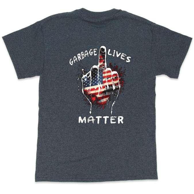 "Garbage Lives Matter" T-Shirts - Dark Heather XXL image