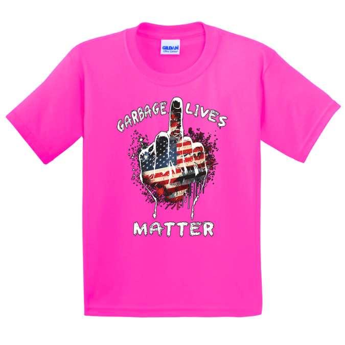 "Garbage Lives Matter" T-Shirts - Pink M/L/XL
