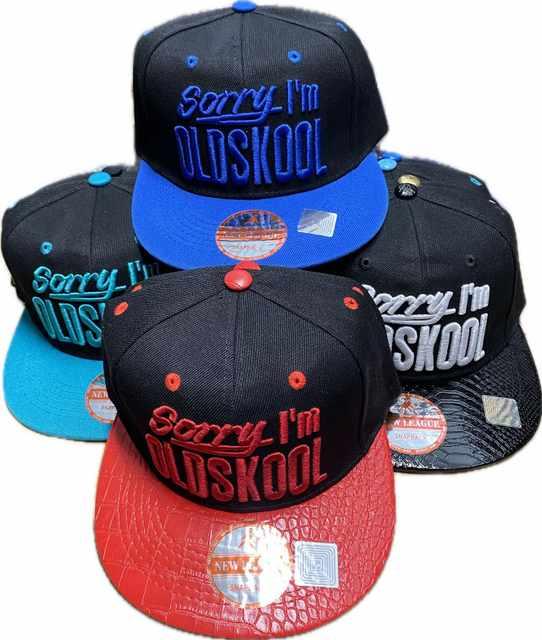 "Sorry I'm Oldskool" Snapback Baseball Caps/Hats image