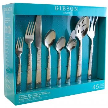 Gibson Home Prato 45 Piece Flatware Set image