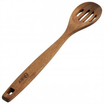Oster Acacia Wood Slotted Spoon Cooking Utensil image