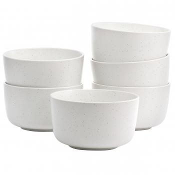 Studio 3B Mio 6 Piece 5.5 Inch Round Stoneware Bowl Set in Sea Salt image