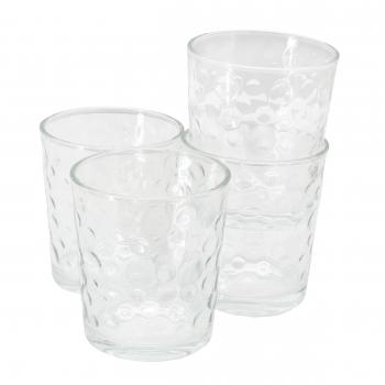 Gibson Home 4 Piece 13.5 Ounce Bubble Double Old-Fashioned Glassware Set image