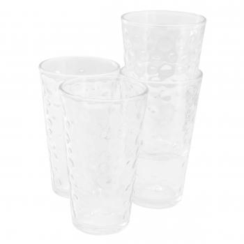 Gibson Home 4 Piece 16 Ounce Bubble Glass Tumbler Set image