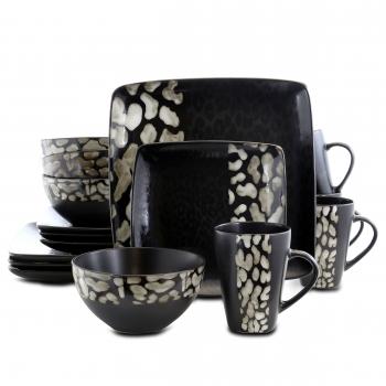 Elama Savannah 16 Piece Stoneware Dinnerware Set image