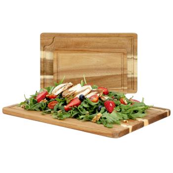 MegaChef 3 Piece Acacia Wood Cutting Board Set image