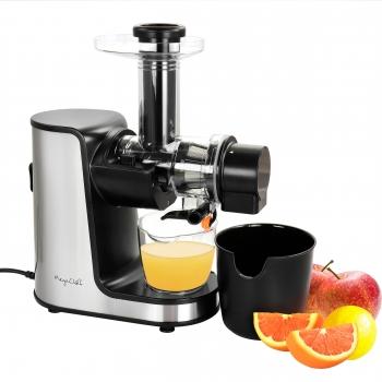 MegaChef Masticating Slow Juicer Extractor with Reverse Function, Cold Press Juicer Machine with Quiet Motor image