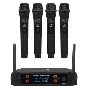 SuperSonic 2.4G 4 Channel Wireless Microphone System