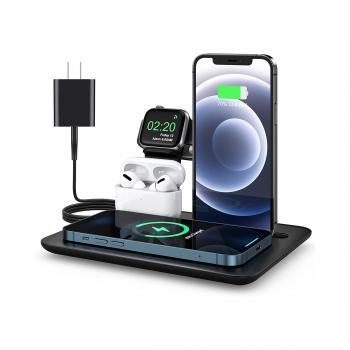 Trexonic 4 in 1 Fast Charge Wireless Charging Station image
